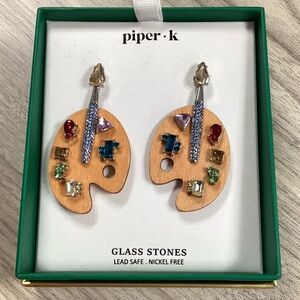 Piper K Painters Palette earrings.
